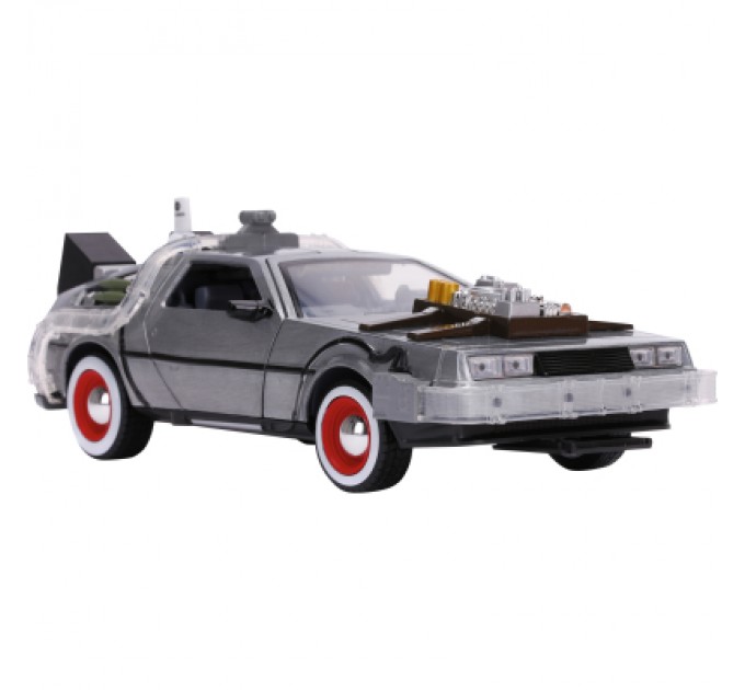 Jada Машина Jada металева Назад у майбутнє 3 Машина часу (1989) зі світловим ефектом 1:24 (253255027)