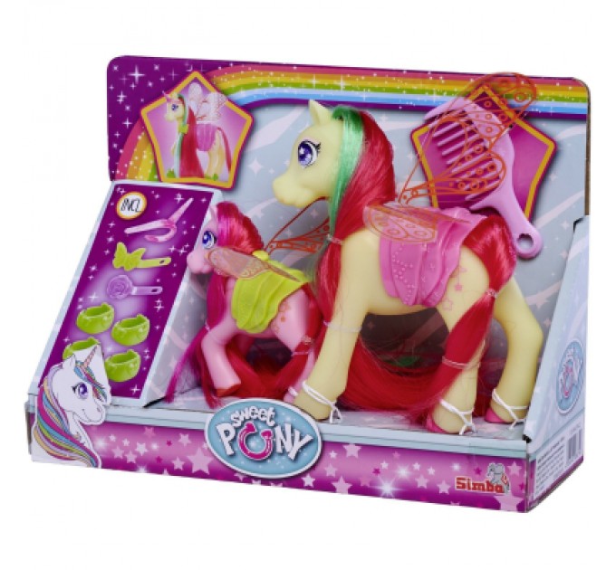Simba Ігровий набір Simba Поні з крилами Магічна сім''я з гребінцем та аксесуарами (5940142)