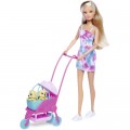 Simba Лялька Simba набір Штеффі Цуценята на прогулянці, з аксесуарами (5733630)