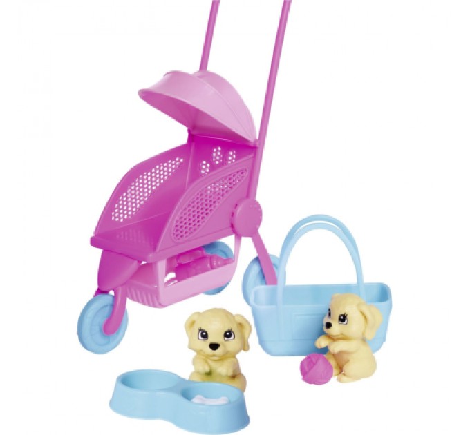 Simba Лялька Simba набір Штеффі Цуценята на прогулянці, з аксесуарами (5733630)