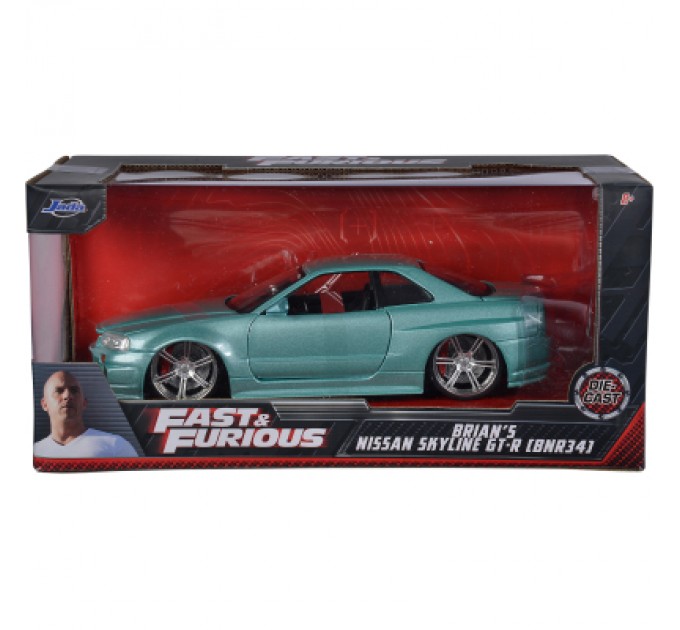 Jada Машина Jada металева Форсаж Ніссан Скайлайн 2002 1:24 (253203066)