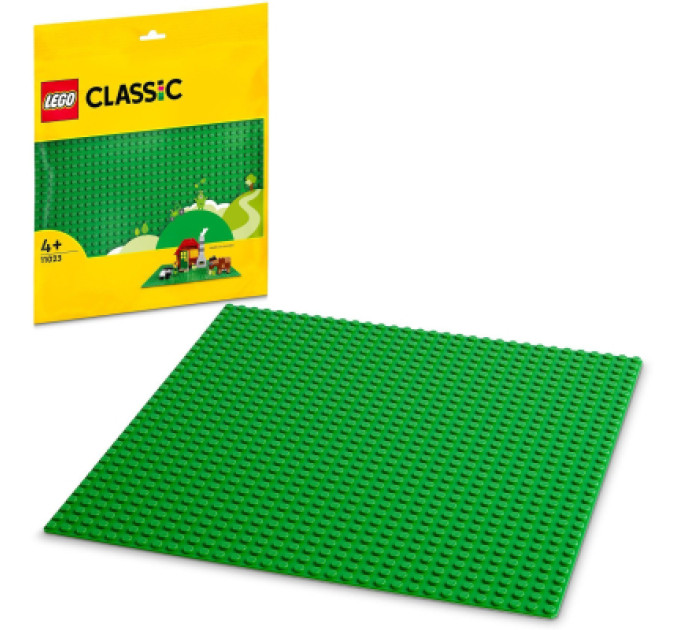 LEGO Конструктор LEGO Classic Базова пластина зеленого кольору (11023)