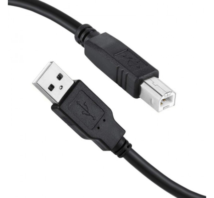 ColorWay Кабель для принтера USB 2.0 AM/BM 3.0m black ColorWay (CW-CBUB073-BK)