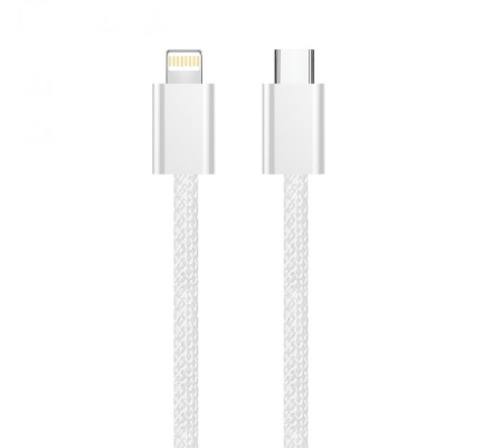 ColorWay Дата кабель USB-C to Lightning 2.0m PD 27W braided gray ColorWay (CW-CBPDCL068-GR)