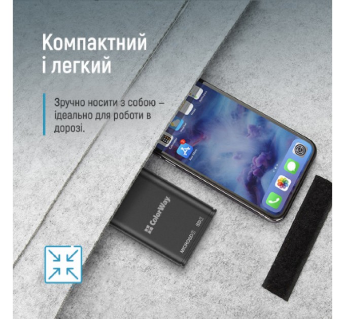 ColorWay Зчитувач флеш-карт ColorWay USB-C to USB 3.0/SD/MicroSD (CW-CR-02)