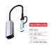 ColorWay Адаптер USB-C + USB A to RJ45 Ethernet 1000Mbps ColorWay (CW-AD-CRG)