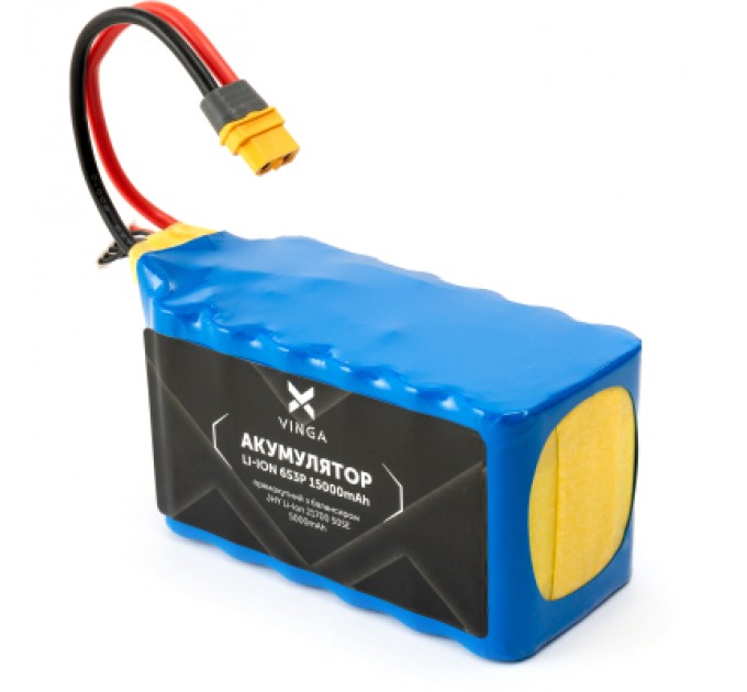Vinga Акумулятор Vinga Li-Ion 6S3P 15000mAh коробка 10 шт (JHY Li-Ion 21700 5000mAh) (V6S3P-10PCS-15000MAH)