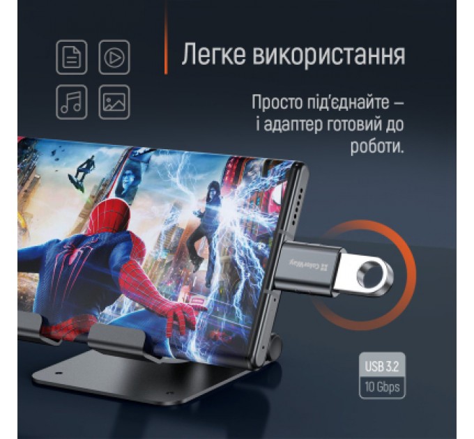 ColorWay Перехідник OTG USB 3.2 AF to USB-C ColorWay (CW-AD-AC3)