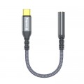 ColorWay Перехідник USB-C to 3.5mm F 0.14m gray ColorWay (CW-AD-CJ)
