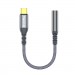 ColorWay Перехідник USB-C to 3.5mm F 0.14m gray ColorWay (CW-AD-CJ)