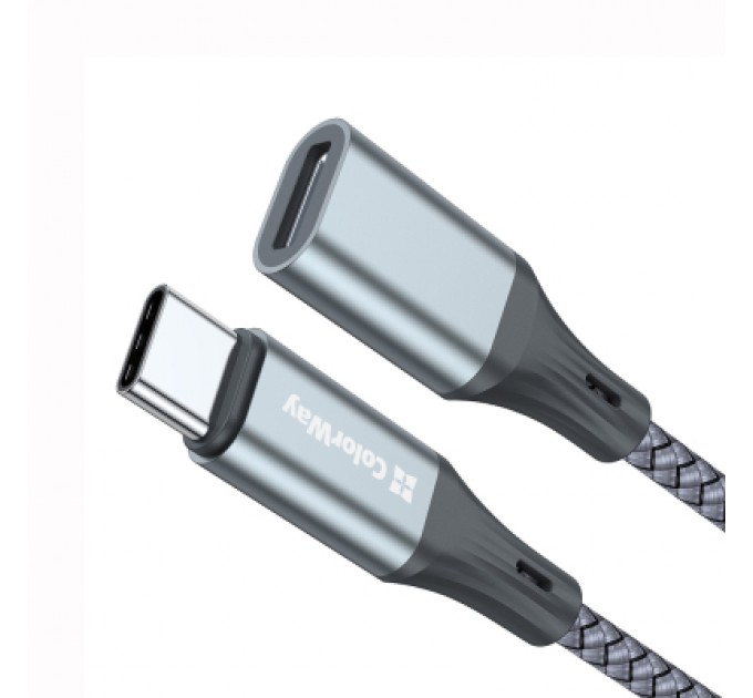 ColorWay Перехідник USB-C M to Lightning F 0.17m gray ColorWay (CW-AD-CL)