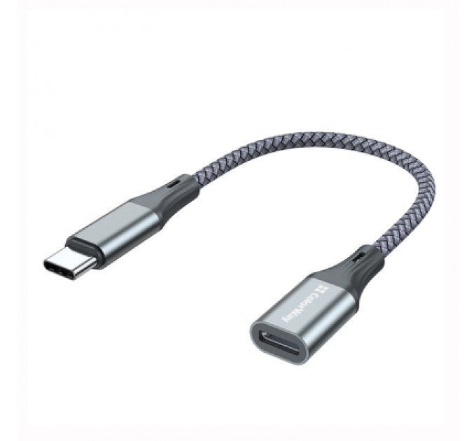 ColorWay Перехідник USB-C M to Lightning F 0.17m gray ColorWay (CW-AD-CL)