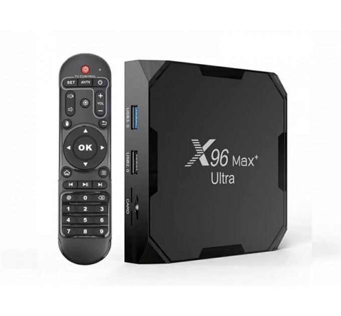 X96 HD медіаплеєр X96 MAX Plus Ultra Android TV (905x4/4GB/32GB)
