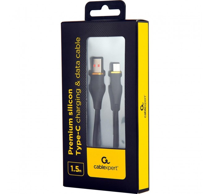 Cablexpert Кабель Cablexpert USB - USB Type-C (M/M), 2.1 A, 1.5 м, Black (CC-USB2S-AMCM-1.5M-BK)