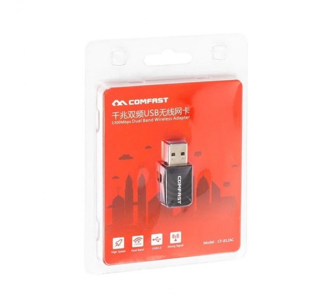 Comfast Бездротовий адаптер Comfast CF-812AC