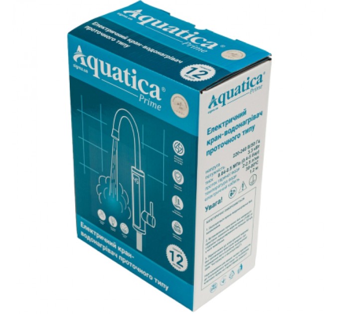 AQUATICA Проточний водонагрівач AQUATICA s96 3.3кВт для кухн (9796133)
