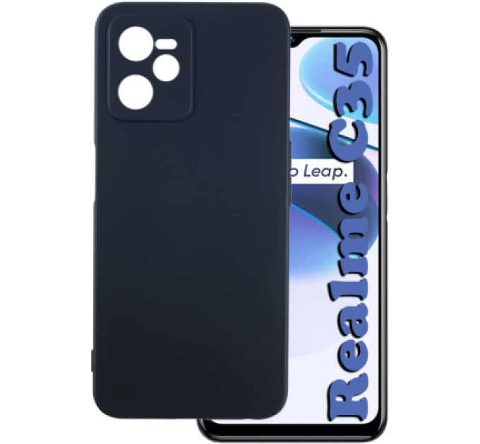 BeCover Чохол до мобільного телефона BeCover Realme C35 Black (708125)
