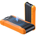 PowerPlant Батарея універсальна PowerPlant 20000mAh, PD/18W, QC3.0, USB-C, USB-A*2, Wireless, Solar panel (PB930487)