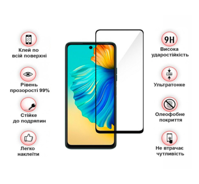 BeCover Скло захисне BeCover Blackview A90 Black (708157)