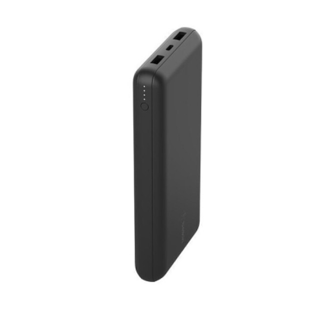 Belkin Батарея універсальна Belkin 20000mAh, USB-C, 2*USB-A, 3A, 6" USB-A to USB-C cable, Black (BPB012BTBK)