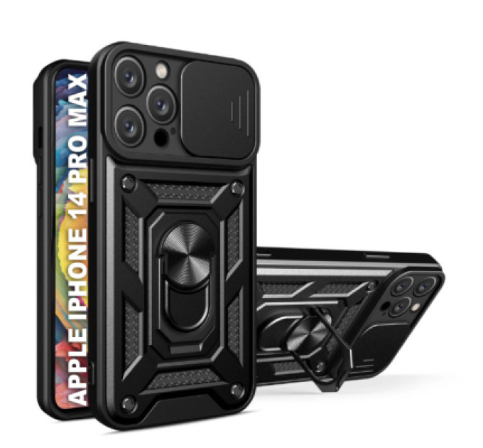 BeCover Чохол до мобільного телефона BeCover Military Apple iPhone 14 Pro Max Black (708176)