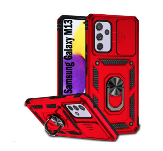 BeCover Чохол до мобільного телефона BeCover Military Samsung Galaxy M13 SM-M135 Red (708210)