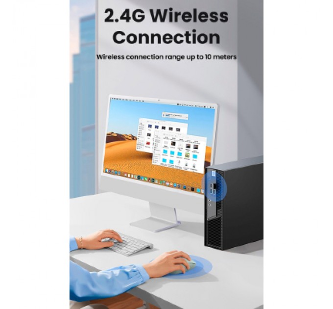 Ugreen Мишка Ugreen MU105 Wireless Green (90672)