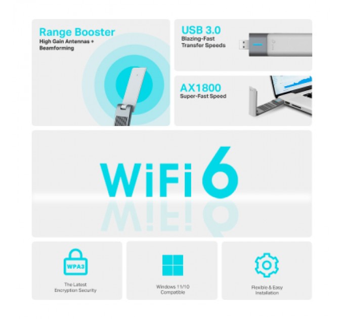 TP-Link Мережева карта Wi-Fi TP-Link ARCHER-TX20UH