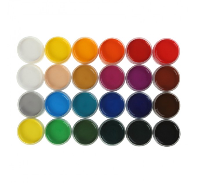 ZiBi Гуашеві фарби ZiBi KIDS Line -2 гуаш, 24 кольорів х 20 мл (ZB.6614)