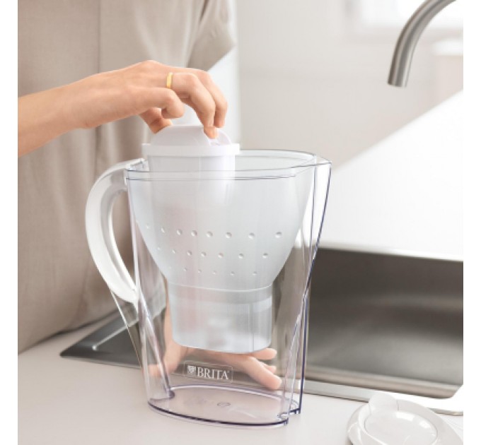 Brita Фільтр-глечик Brita Marella XL Memo MXPro 3.5л (2л води) з фільтр-картриджем 3шт, білий (1052782)