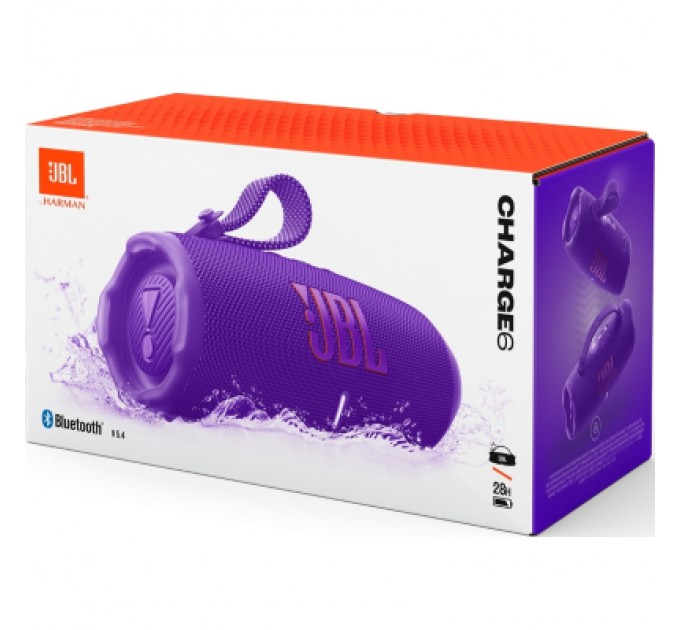 JBL Акустична система JBL Charge 6 Purple (JBLCHARGE6PUR)