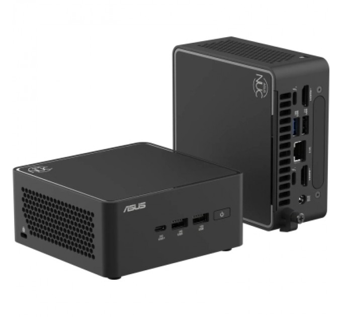 ASUS Комп'ютер ASUS NUC 15 Pro RNUC15CRHI300002 / Core 3 100U 15W/Intel Arc graphics/no RAM/no Storage/Intel Wi-Fi 7 (90AR00Q2-M00020)