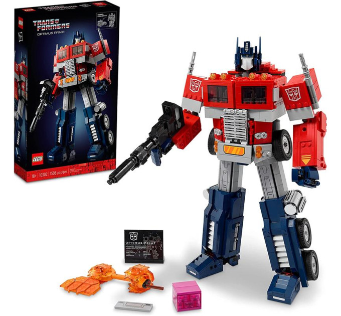 LEGO Конструктор LEGO Icons Optimus Prime 1508 деталей (10302)