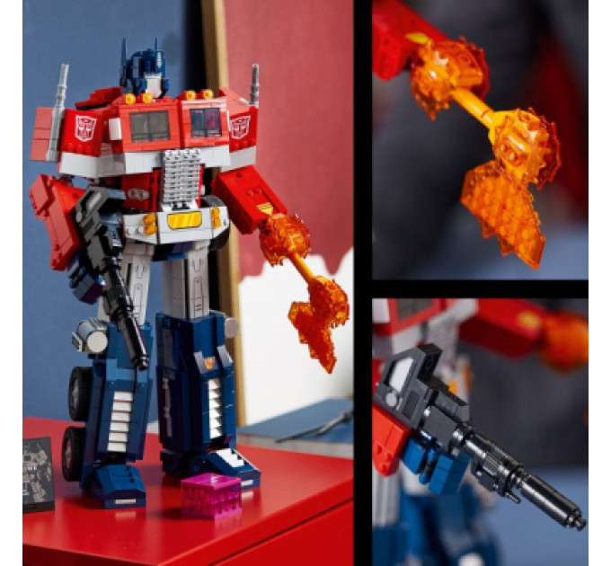 LEGO Конструктор LEGO Icons Optimus Prime 1508 деталей (10302)