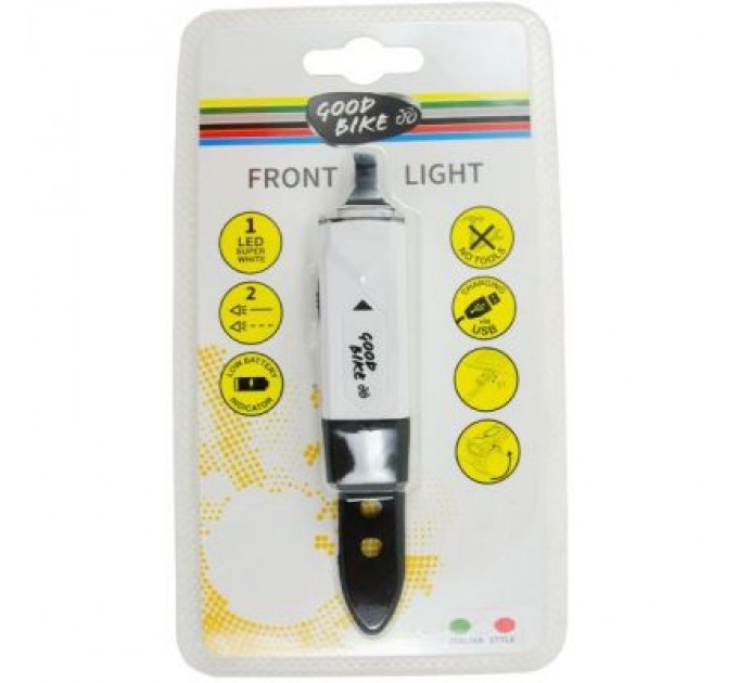 Good Bike Передня велофара Good Bike 1 LED (94304-IS)