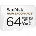 SanDisk Карта пам'яті SanDisk 64GB microSDXC class 10 UHS-I U3 V30 High Endurance (SDSQQNR-064G-GN6IA)