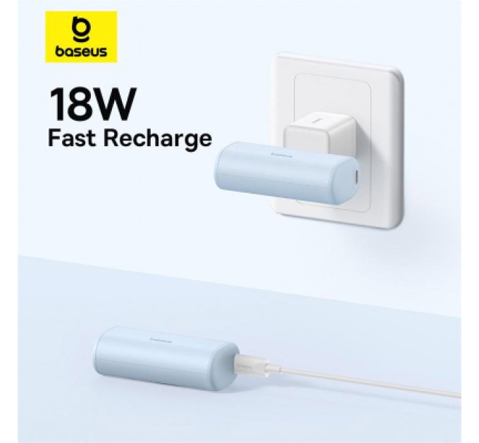 Baseus Батарея універсальна Baseus Compact 4900mAh 20W Type-C, White (PPWC05T) (P10068302212-00)