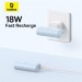 Baseus Батарея універсальна Baseus Compact 4900mAh 20W Type-C, White (PPWC05T) (P10068302212-00)