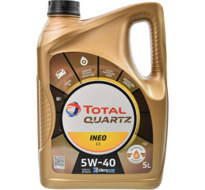 Total Моторна олива Total QUARTZ Ineo C3 5w40 5л (213790)
