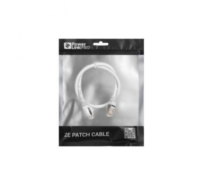 2E Патч-корд 0.50м S/FTP Cat 6 CU PVC 26AWG 7/0.16 grey 2E (2E-PC6SFTPCOP-050GRY)