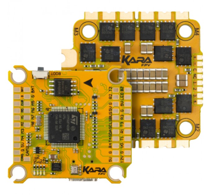 KaraFPV Політний стек KaraFPV Golden F405 + 55A ESC 8S упаковка 100 шт (Golden F405 + 55A ESC 8S box)