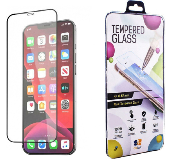 Drobak Скло захисне Drobak Apple iPhone 13 Pro Frame A+ (606037)