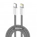 ColorWay Кабель ColorWay USB Type-C - Lightning (M/M), (braided cotton) (PD Fast Charging 27W), 2 м, Black (CW-CBPDCL068-BK)