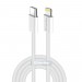 ColorWay Кабель ColorWay USB Type-C - Lightning (M/M), (braided cotton) (PD Fast Charging 27W), 2 м, Gray (CW-CBPDCL068-GR)