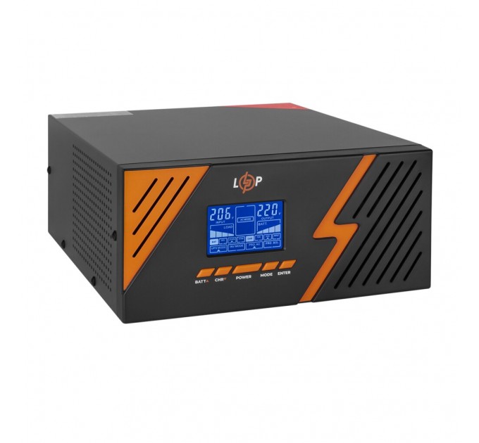 LogicPower Джерело безперебійного живлення LogicPower LPM-PSW-1500VA (1050 Вт) Black