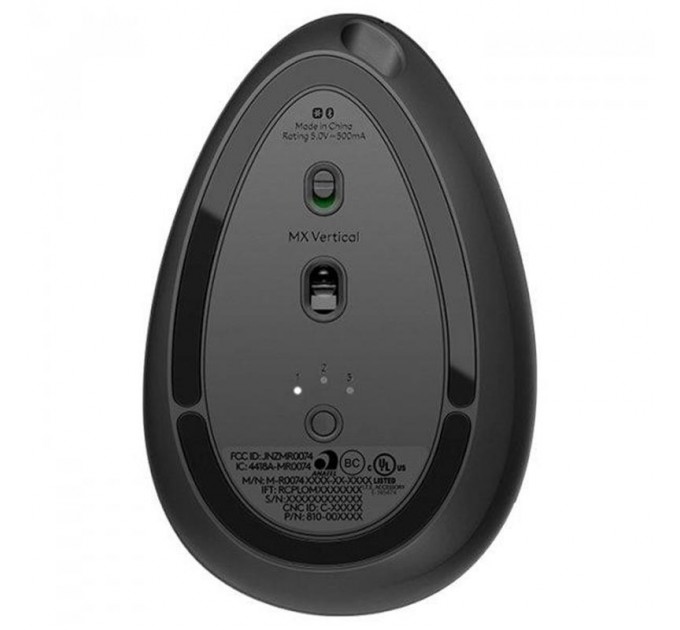Logitech Миша бездротова Logitech MX Vertical Black (910-005448)