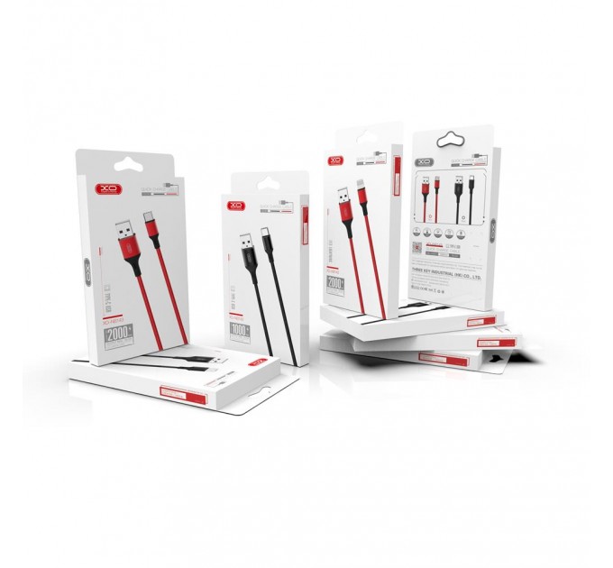 XO Кабель XO NB143 USB - USB Type-C, (M/M), 2.4A 1 м Black (6920680870684)