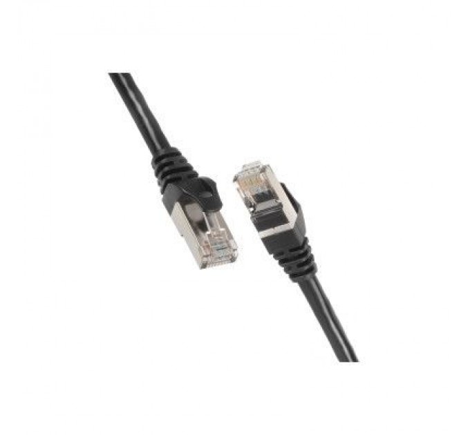 2E Патч-корд 1.50м S/FTP Cat 6 CU PVC 26AWG 7/0.16 black 2E (2E-PC6SFTPCOP-150BK)