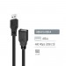 ColorWay Кабель ColorWay USB - USB V 2.0 (M/F), 1.8 м, Black (CW-CBUF076-BK)