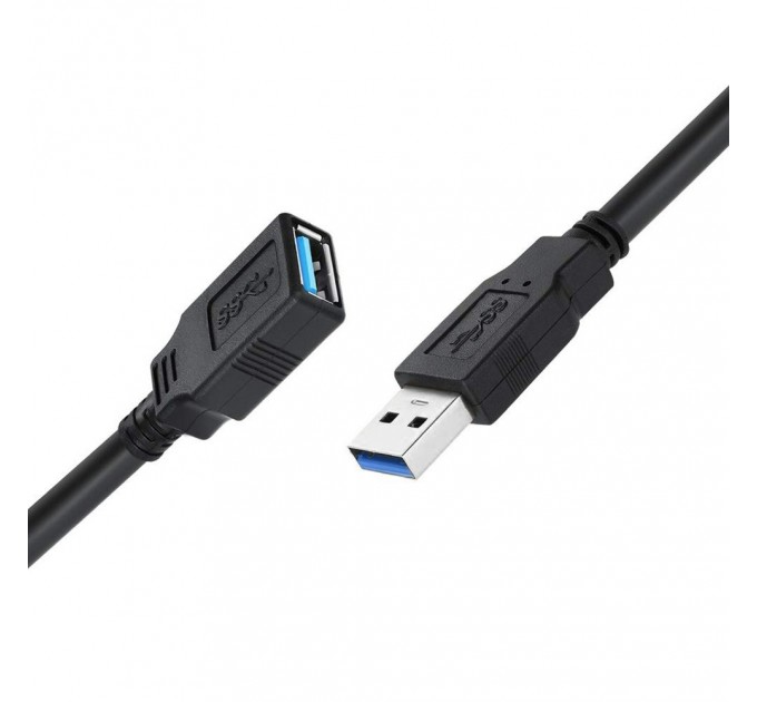 ColorWay Кабель ColorWay USB - USB V 3.0 (M/F), 1.8 м, Black (CW-CBUF075-BK)